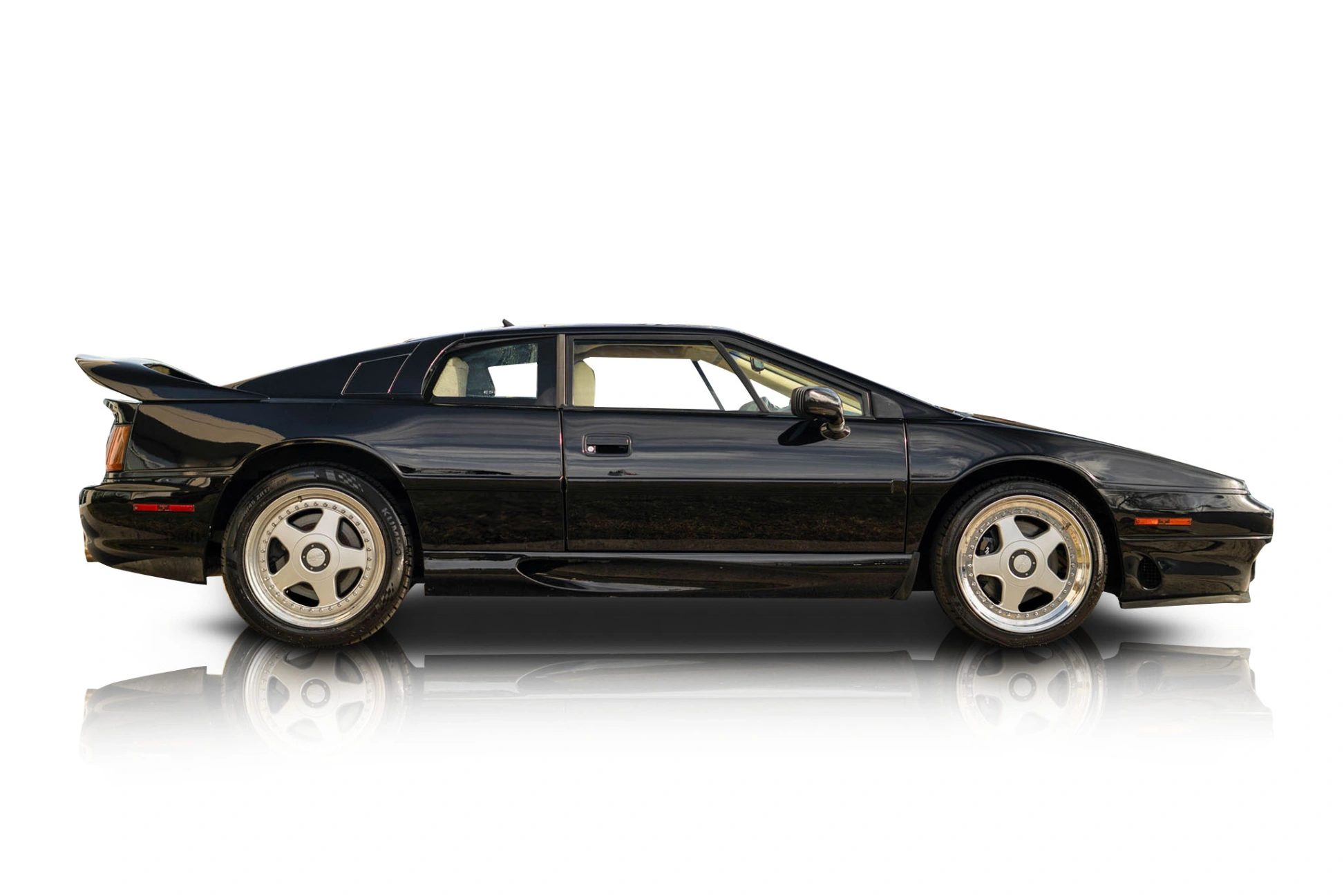 An incredible side shot photo of a Lotus Esprit that you should buy.