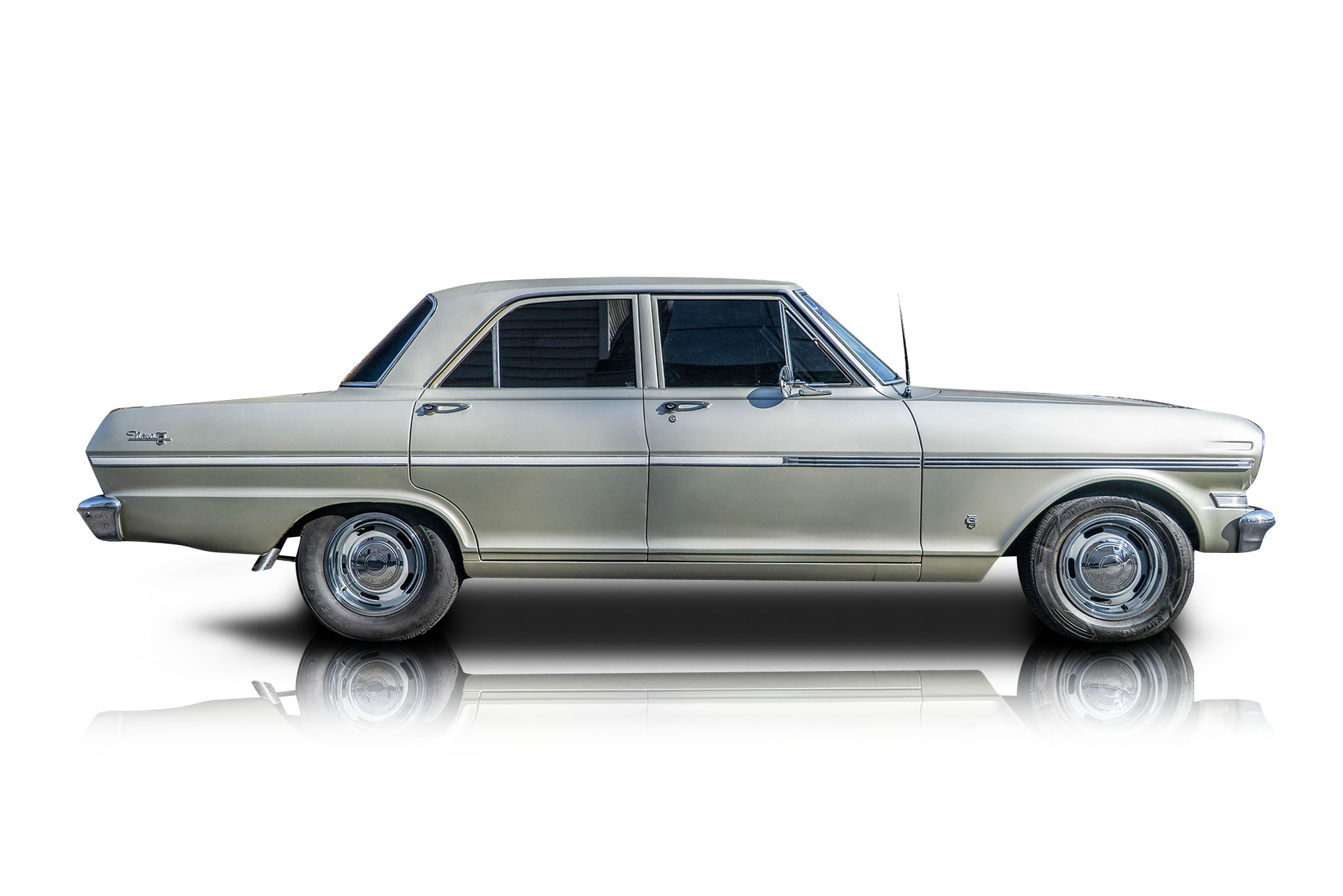 An incredible side shot photo of a Chevrolet Nova that you should buy.