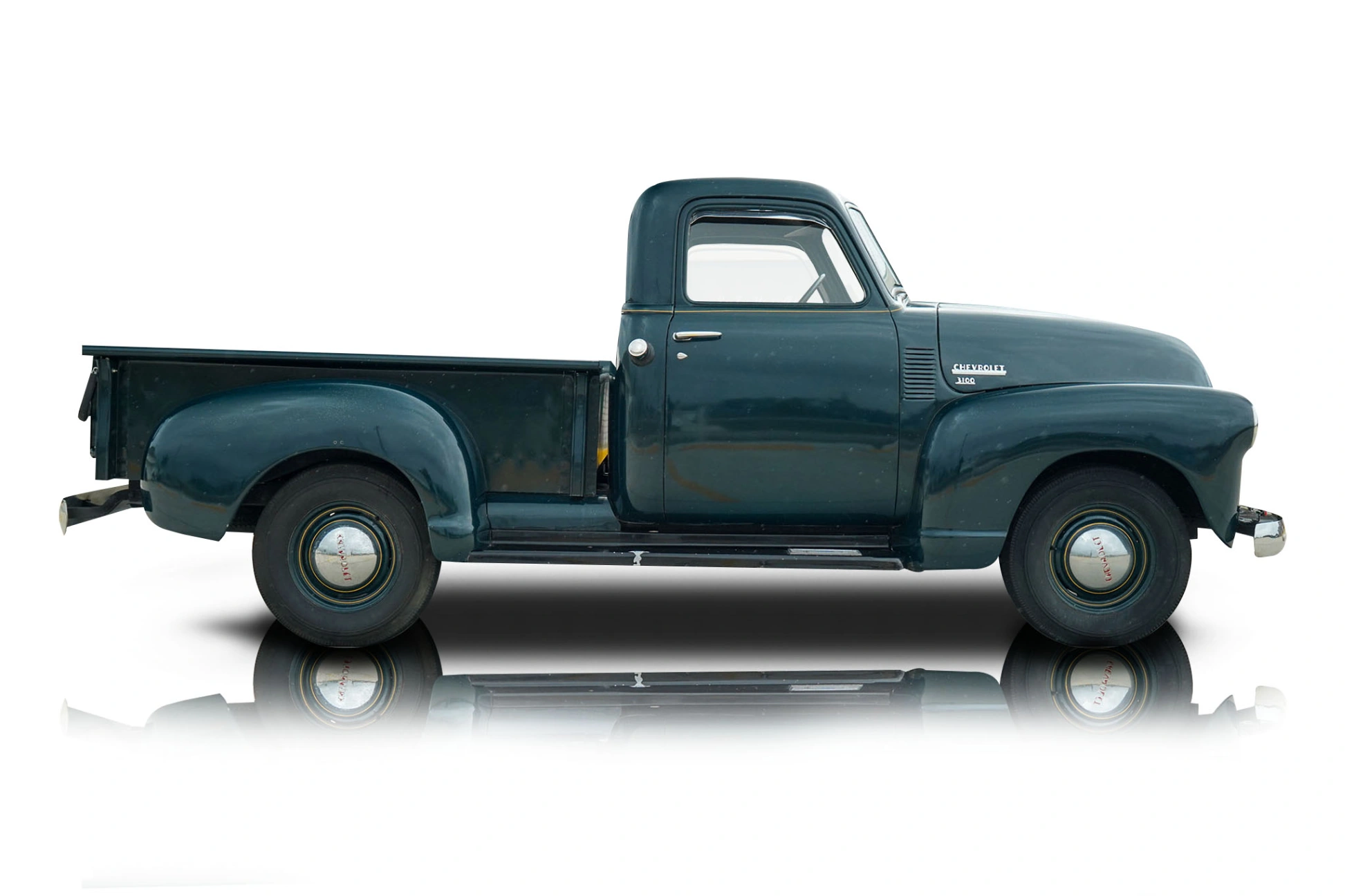 An incredible side shot photo of a Chevrolet 3100 that you should buy.