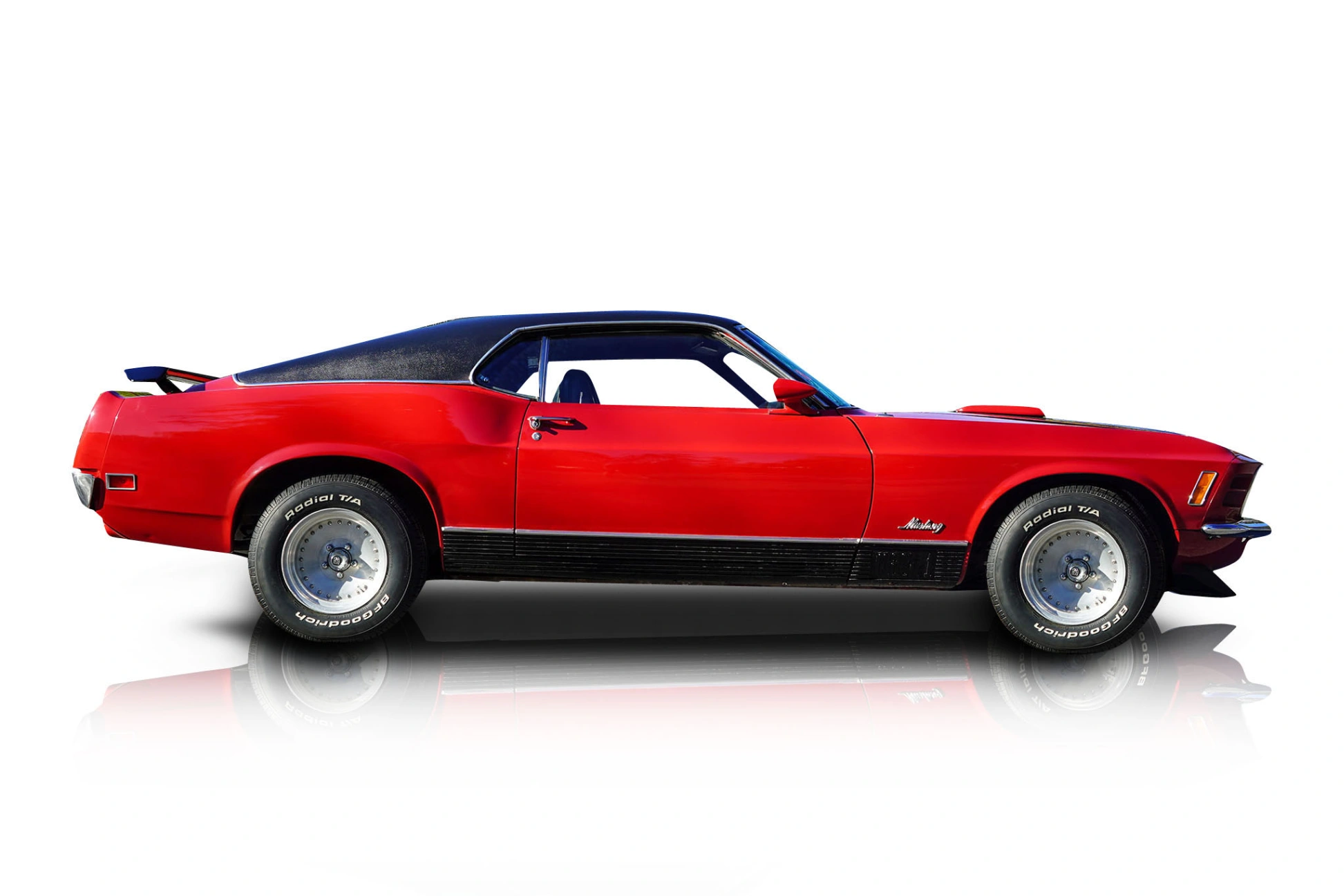 An incredible side shot photo of a Ford Mustang that you should buy.