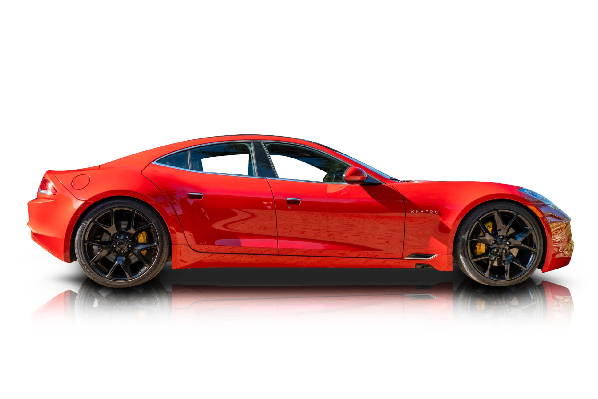 An incredible side shot photo of a Karma Revero that you should buy.