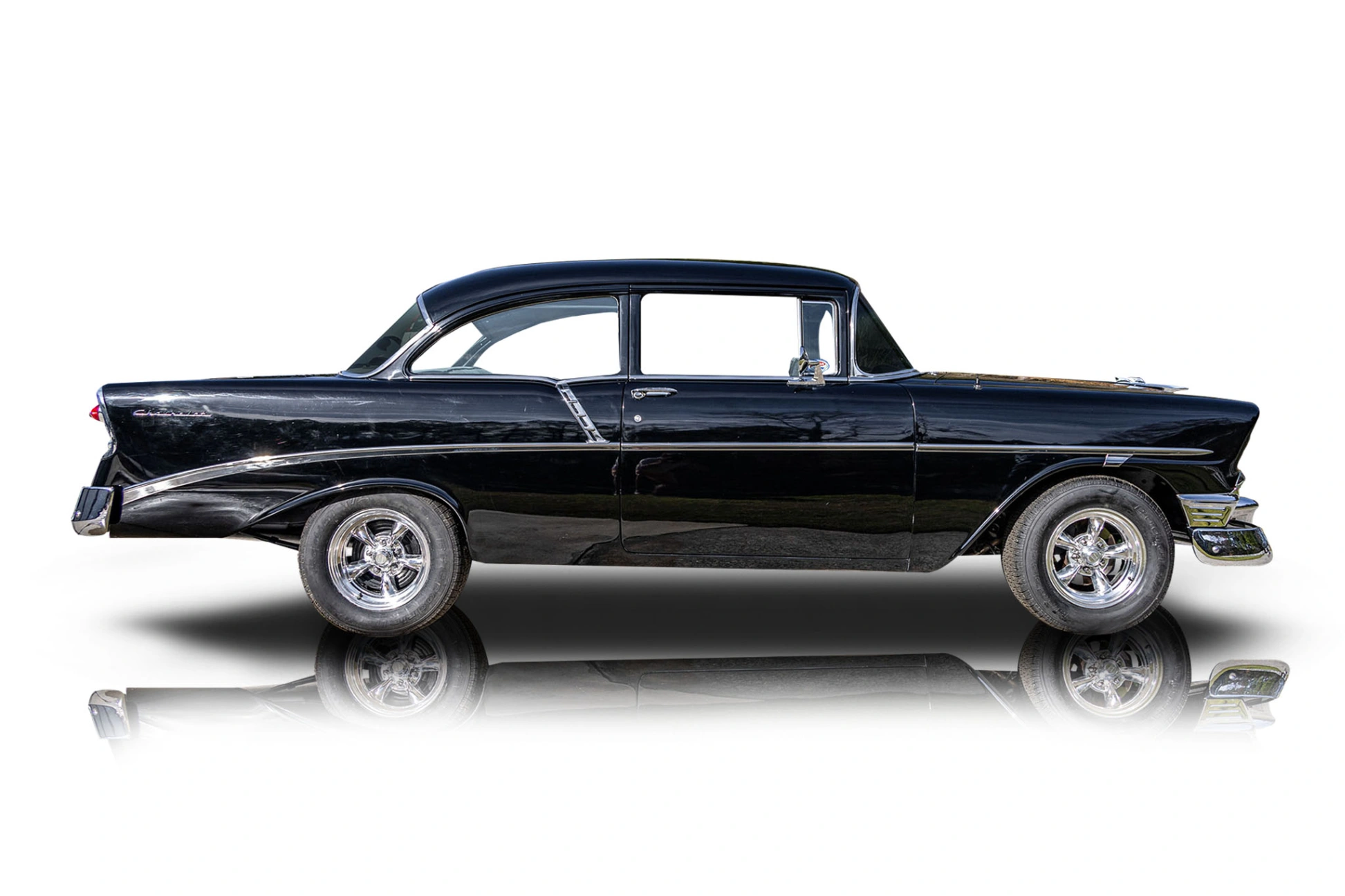 An incredible side shot photo of a Chevrolet 210 that you should buy.
