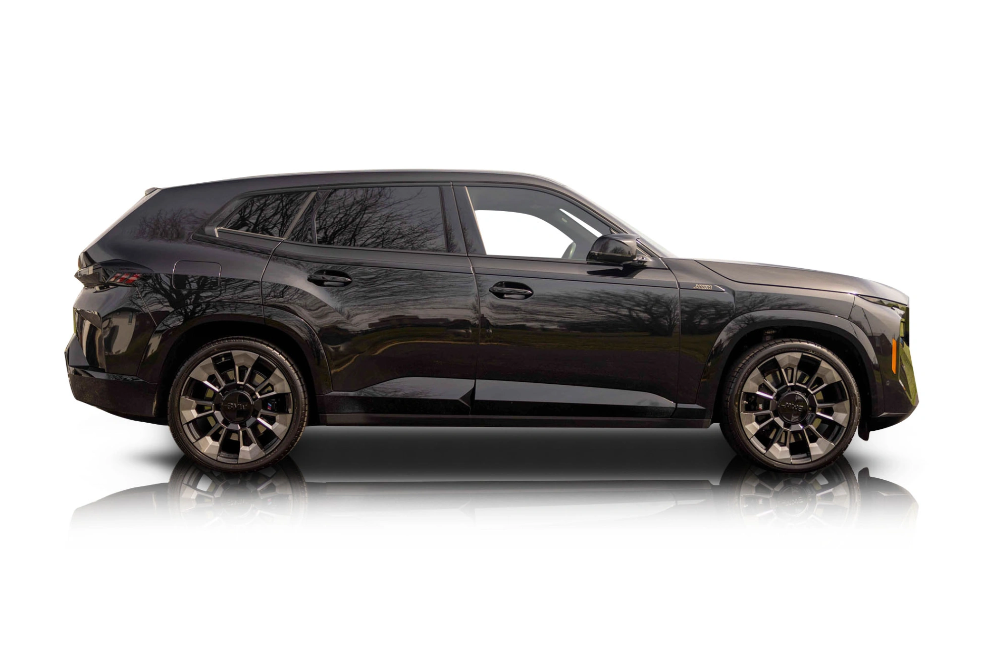 An incredible side shot photo of a BMW XM previously listed on Exotic Car Trader