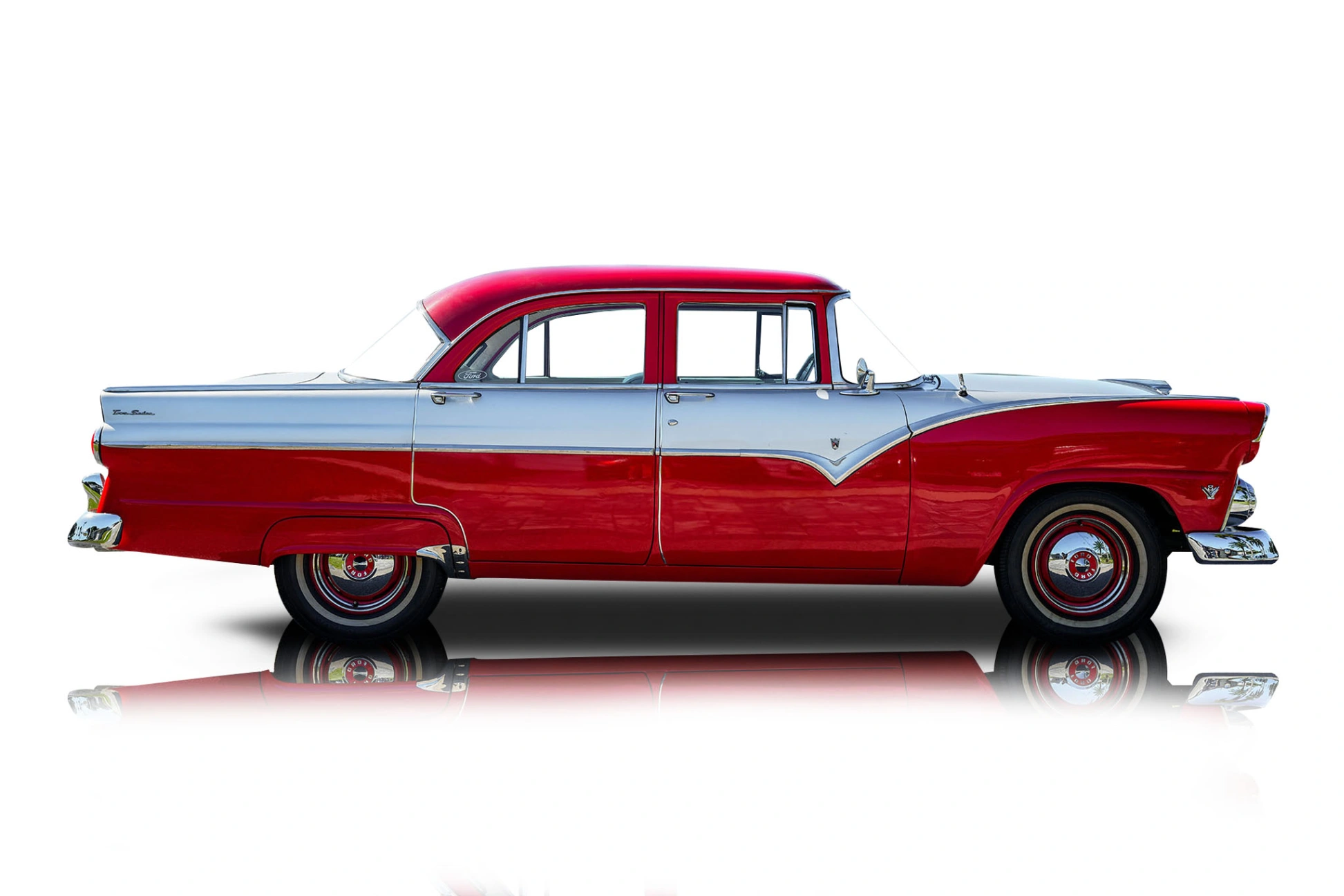 An incredible side shot photo of a Ford Fairlane that you should buy.
