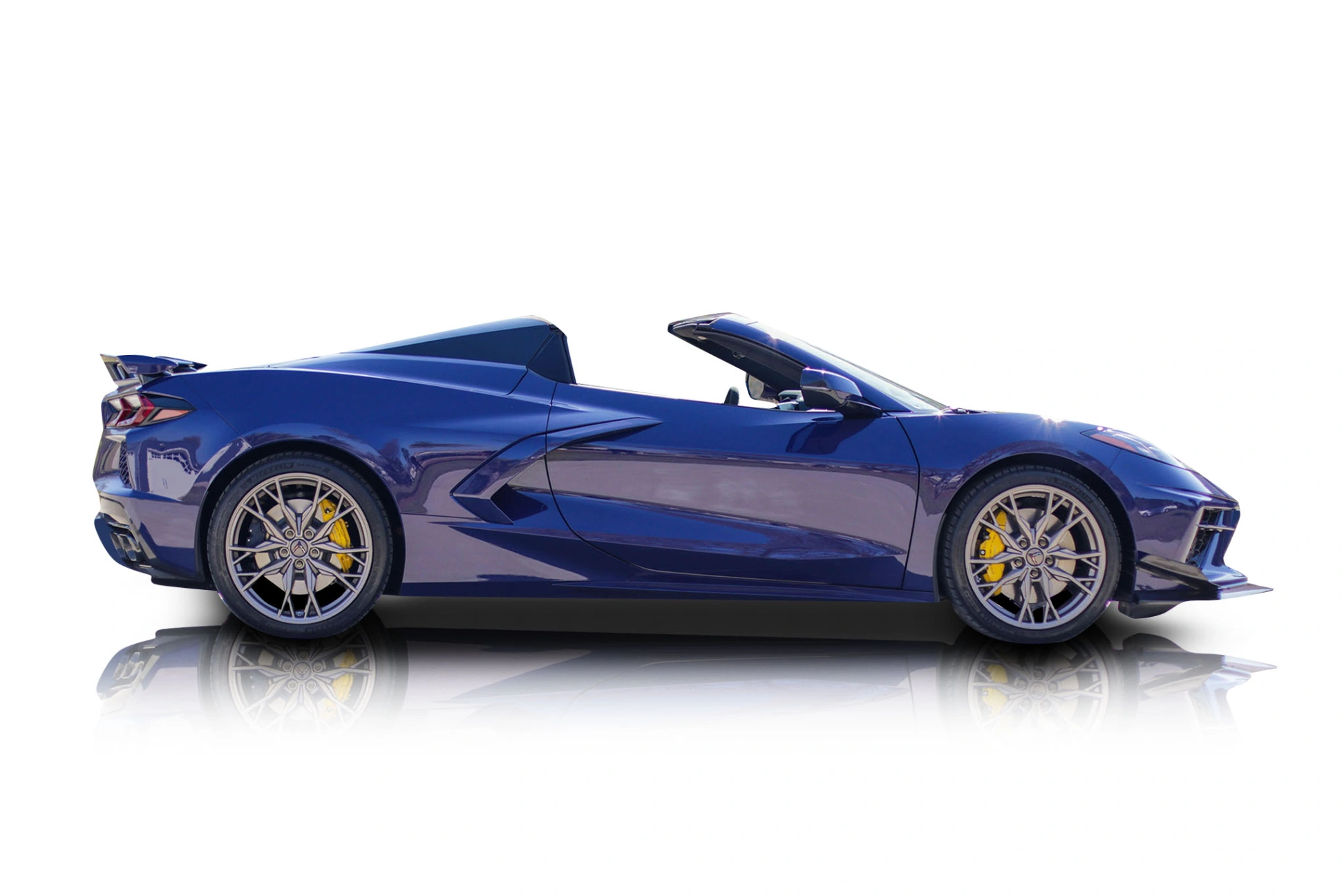 An incredible side shot photo of a Chevrolet Corvette that you should buy.