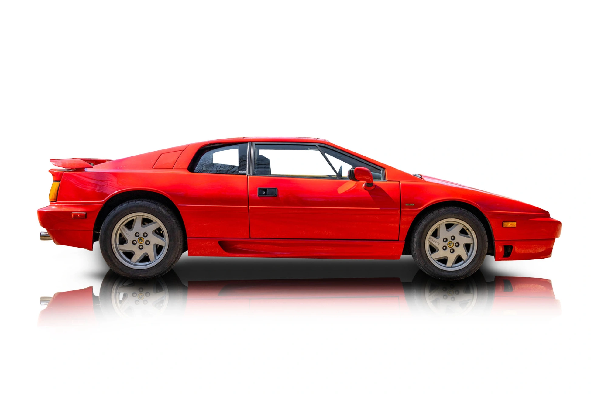 An incredible side shot photo of a Lotus Esprit that you should buy.