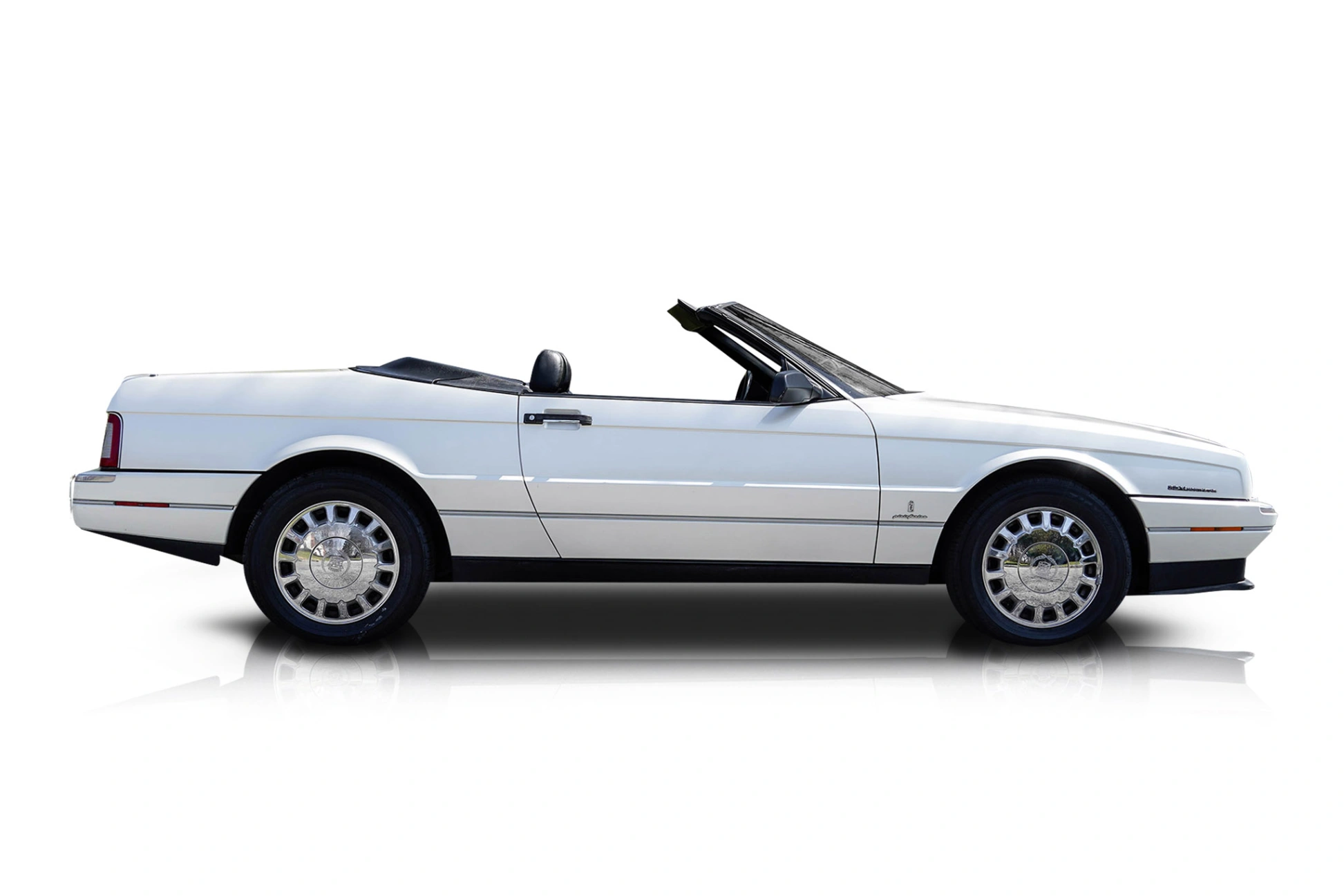 An incredible side shot photo of a Cadillac Allante that you should buy.