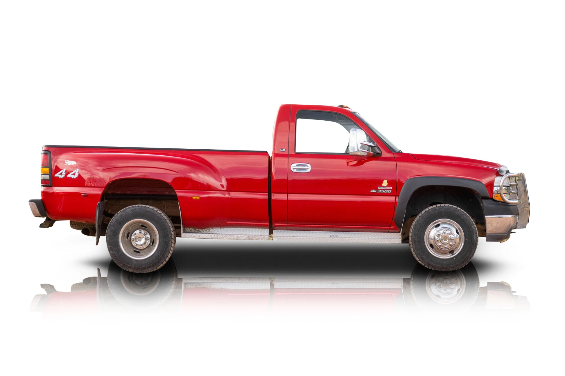 An incredible side shot photo of a Chevrolet Silverado 3500 previously listed on Exotic Car Trader