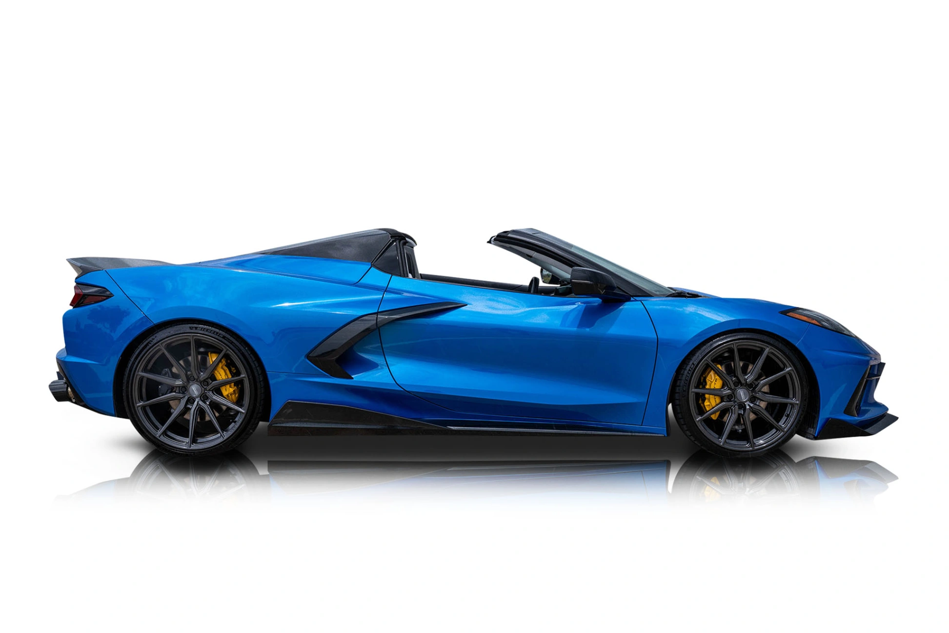An incredible side shot photo of a Chevrolet Corvette that you should buy.