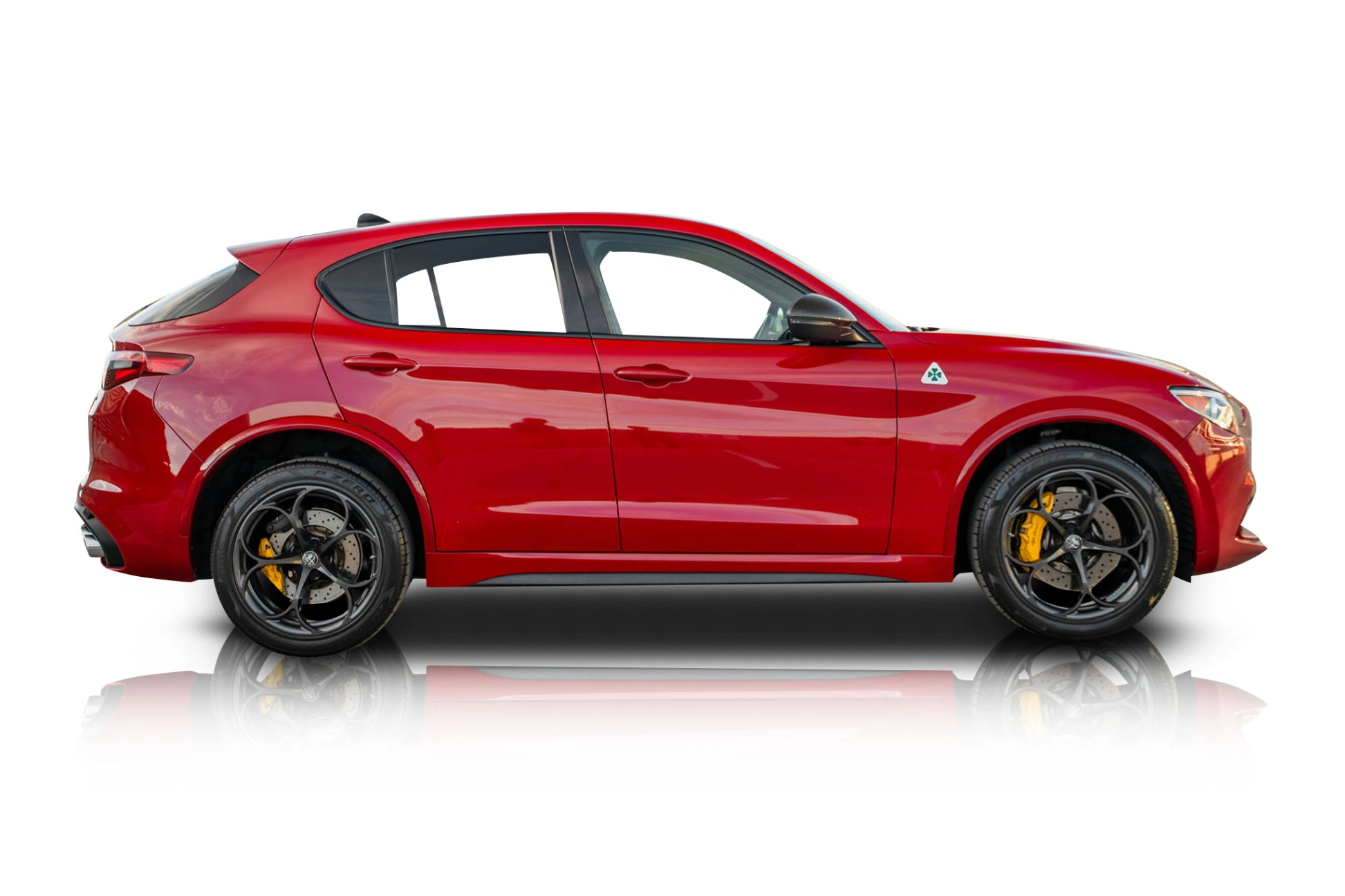 An incredible side shot photo of a Alfa Romeo Stelvio previously listed on Exotic Car Trader