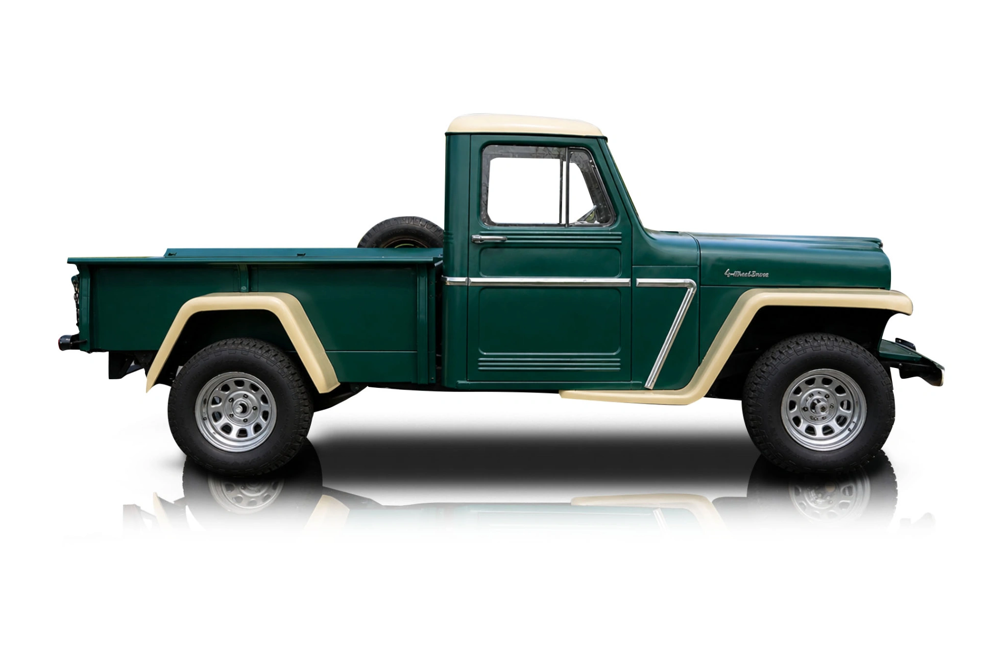 An incredible side shot photo of a Willys Overland that you should buy.