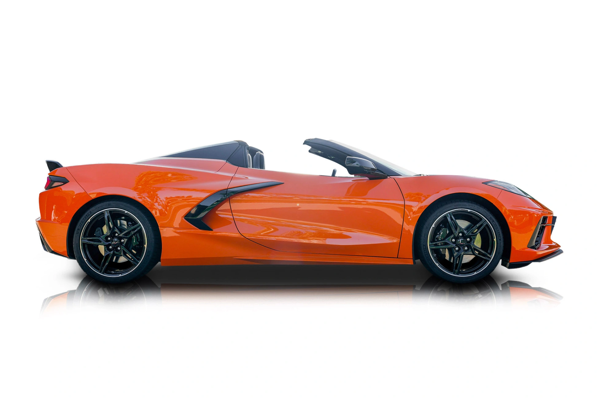 An incredible side shot photo of a Chevrolet Corvette that you should buy.