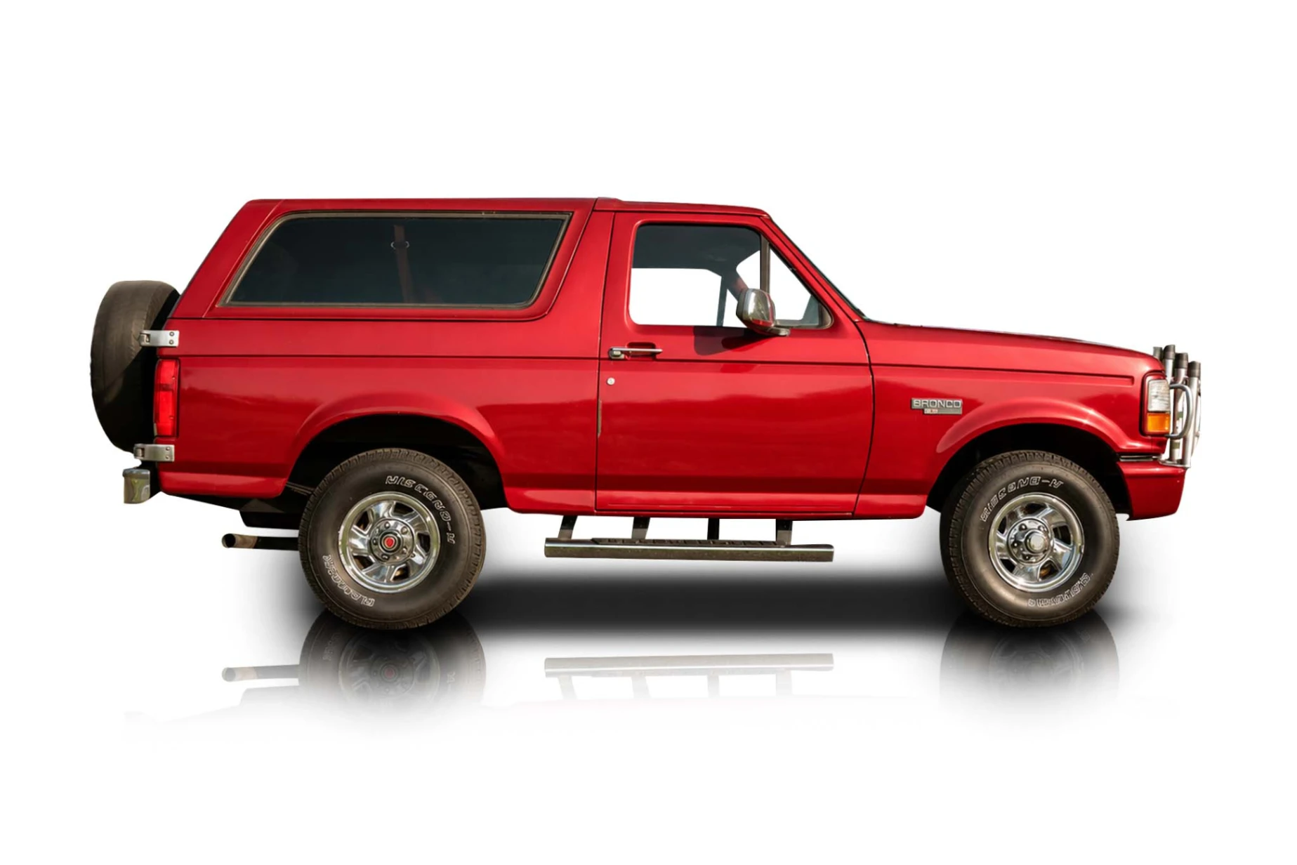 Passenger side photo of vehicle
