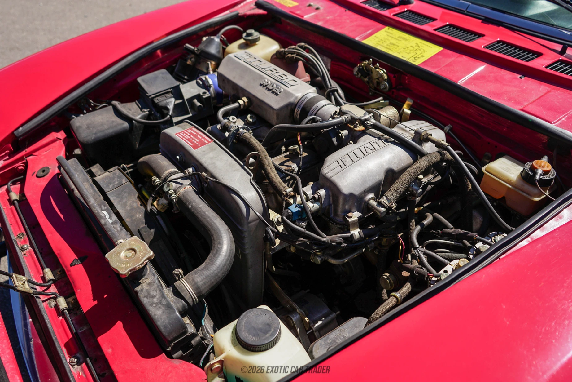 1982 Fiat 124 Spider - Engine Photo