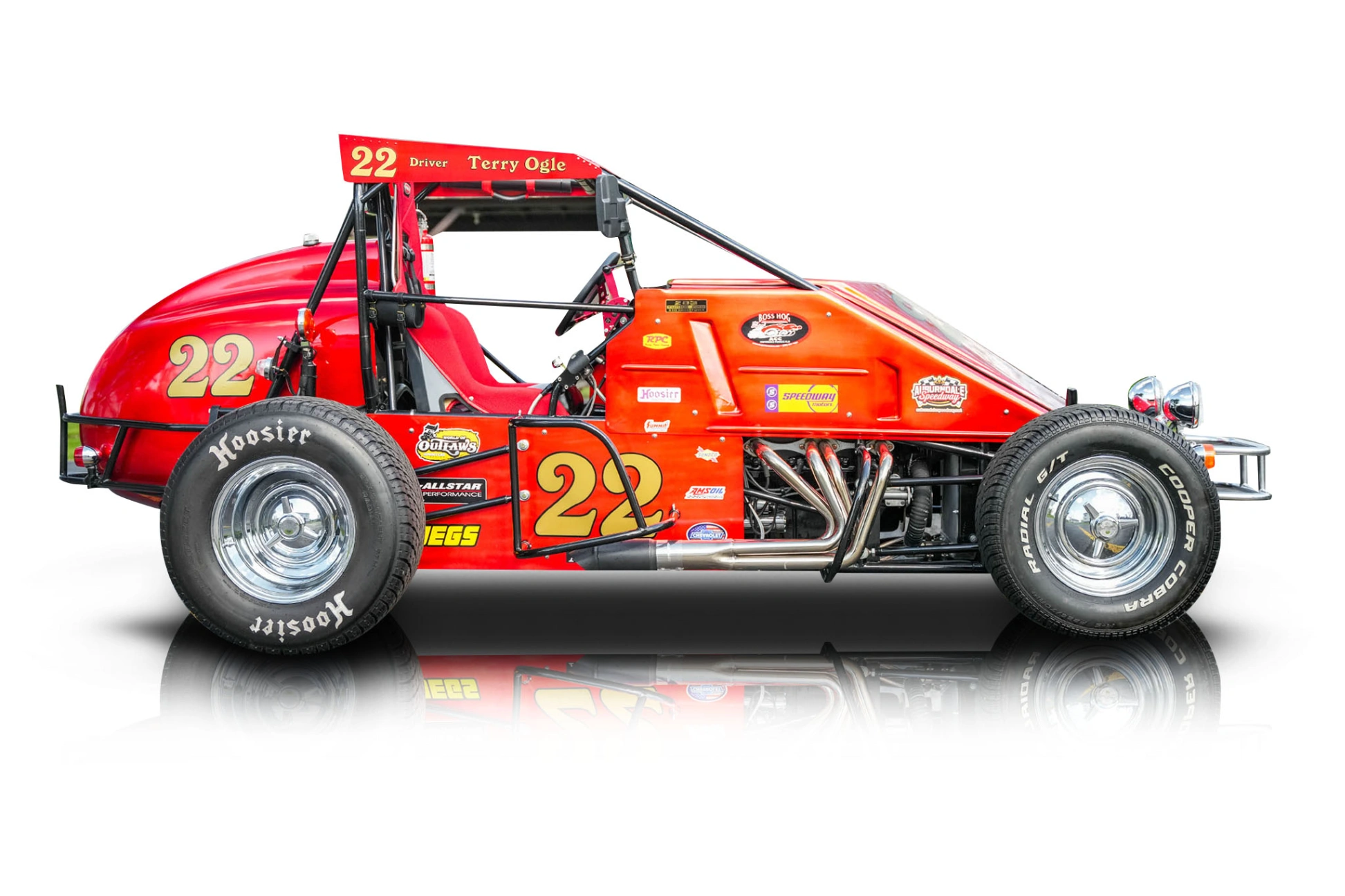 An incredible side shot photo of a Trevis Sprint Car that you should buy.