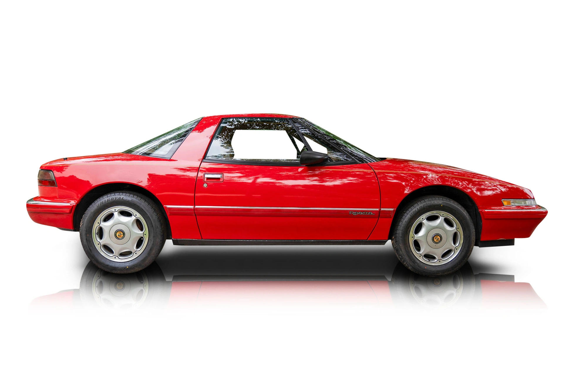 An incredible side shot photo of a Buick Reatta that you should buy.
