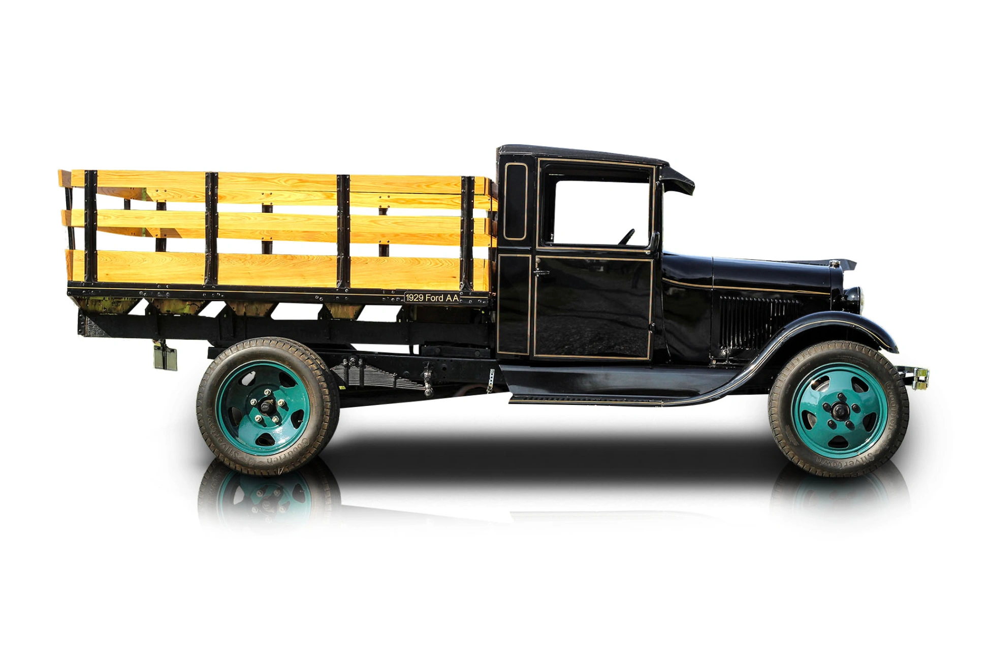 An incredible side shot photo of a Ford Model AA that you should buy.