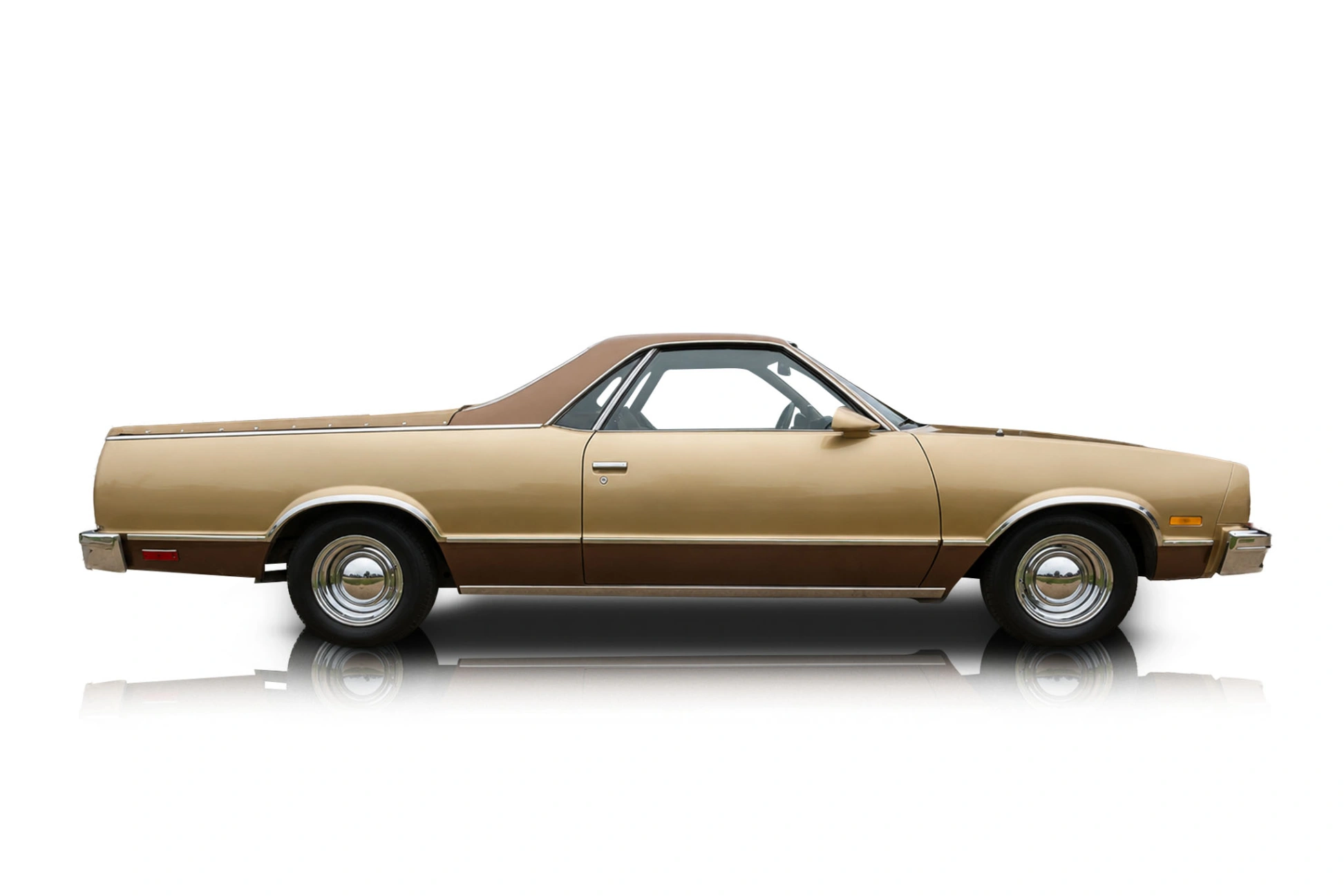 An incredible side shot photo of a Chevrolet El Camino that you should buy.
