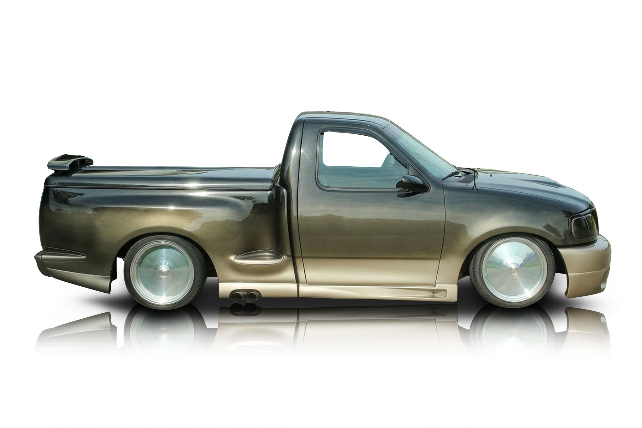 Passenger side photo of vehicle