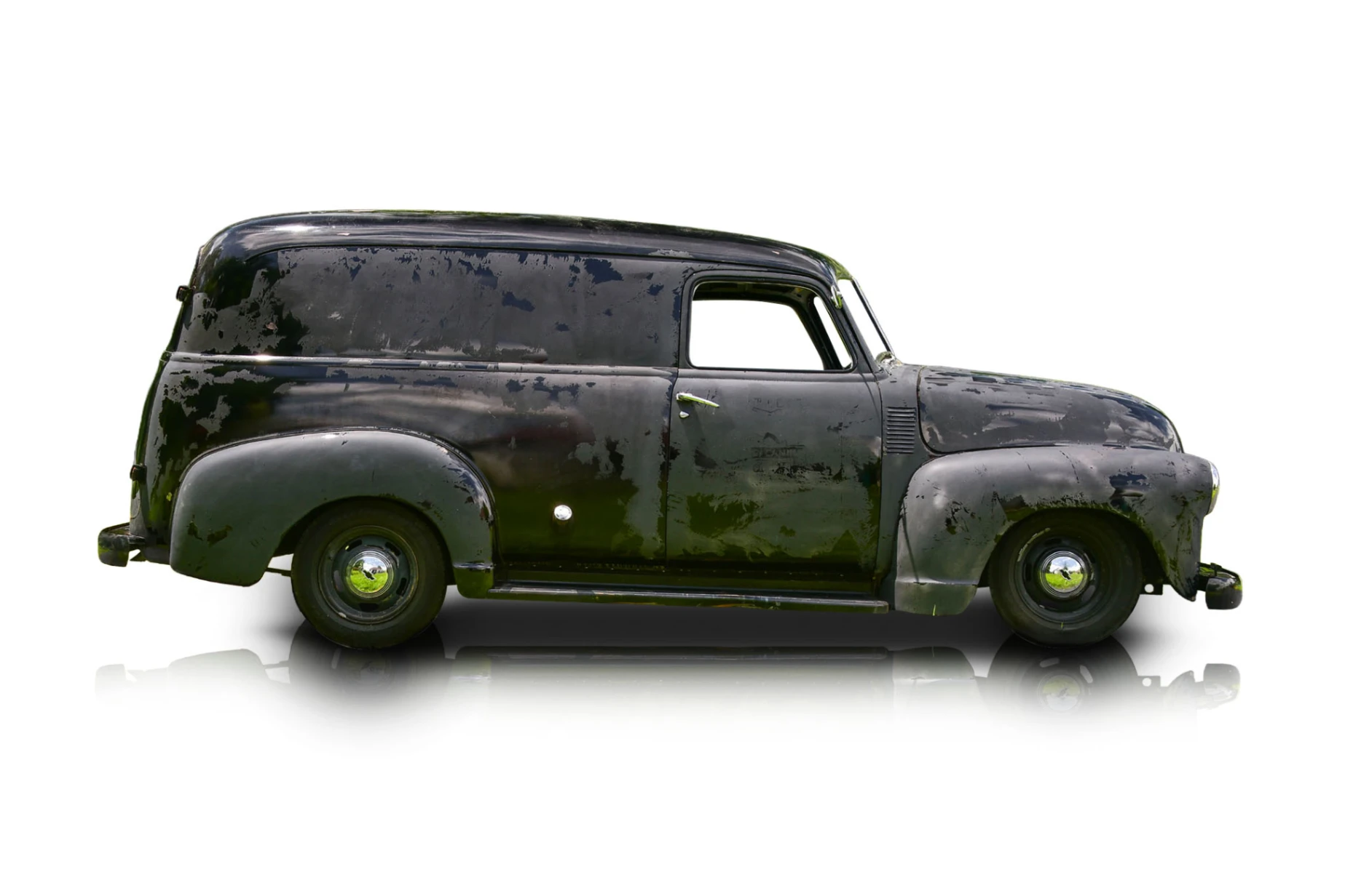 Passenger side photo of vehicle