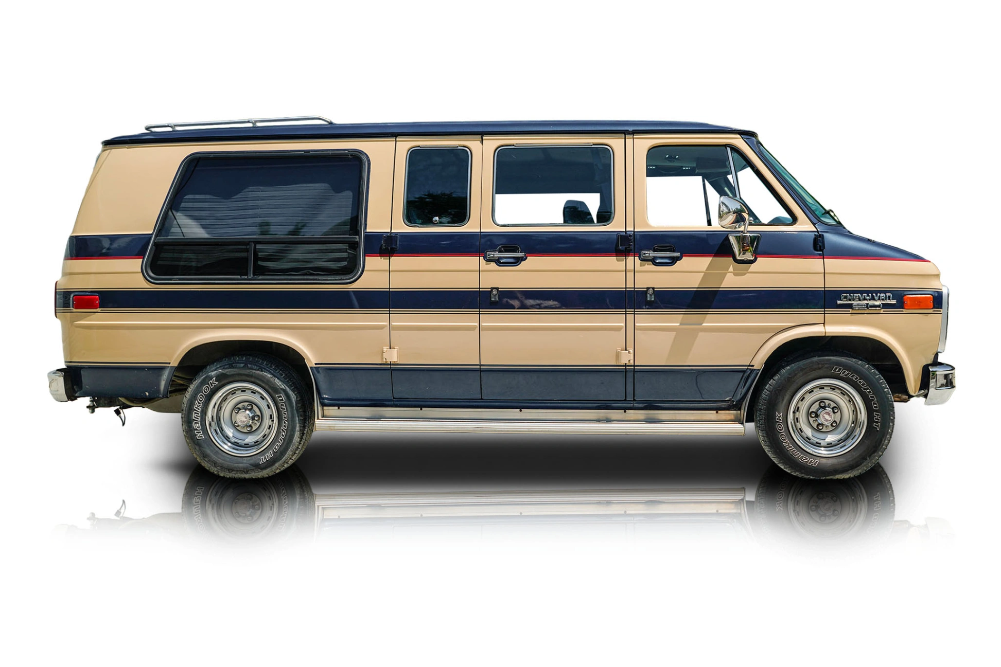 Passenger side photo of vehicle