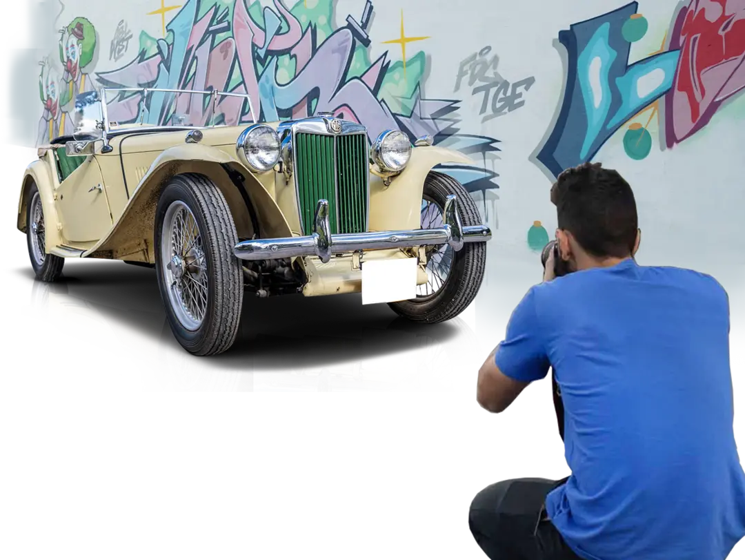 MG professional photo shoot