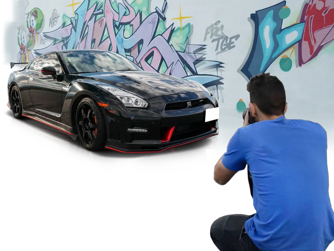 Nissan professional photo shoot