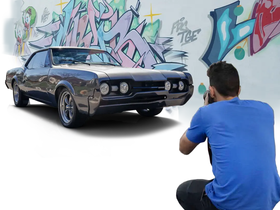 Oldsmobile professional photo shoot