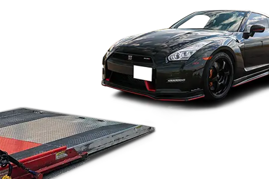 Nissan being shipped